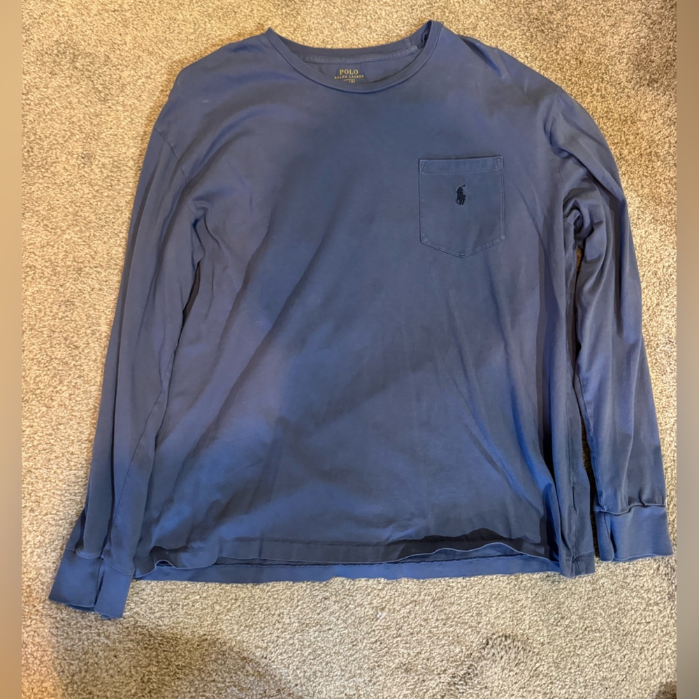 Polo Long Sleeve T Shirt Size Large